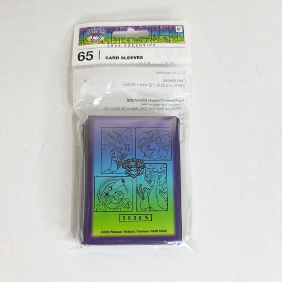 Nintendo Other - Pokémon Center NAIC 2026 Pokemon International Championship Card Sleeves - NEW